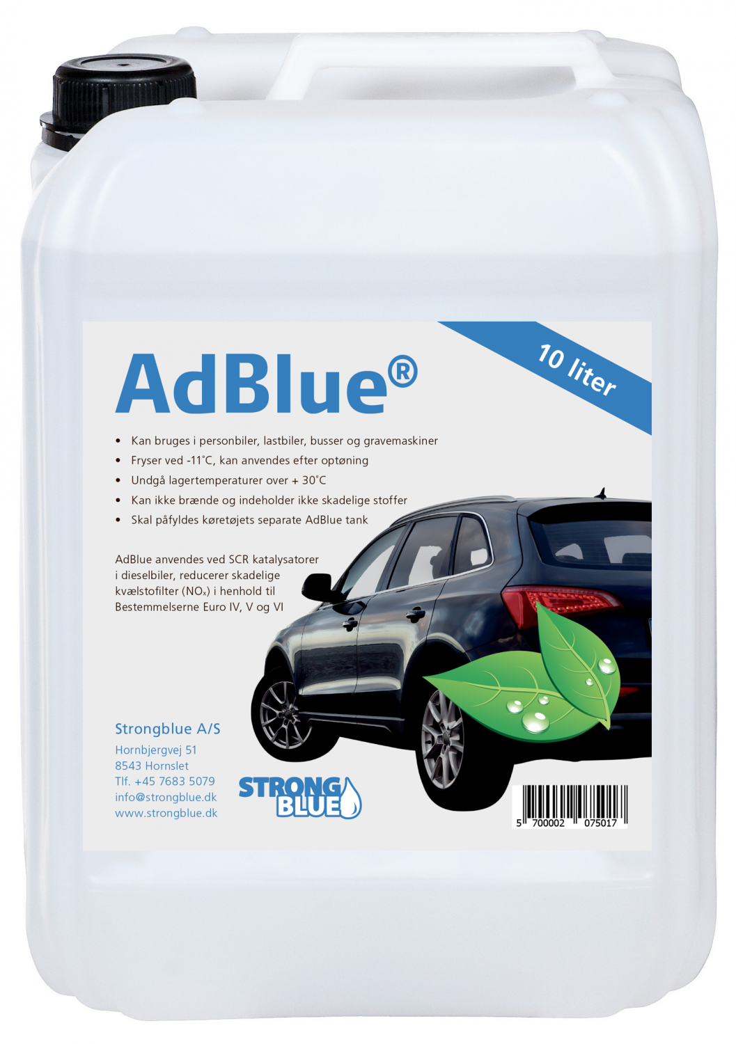 Skrivemaskine matematiker Estate 10 liter AdBlue i dunk - Adblue - Strongblue A/S